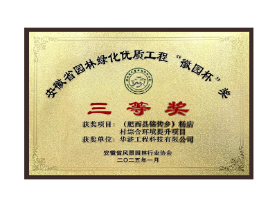 西双版纳傣族自治州荣获2025“徽园杯”奖三等奖